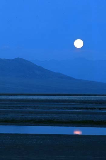 Moonrise in Death Valley